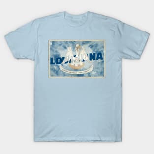 Louisiana vintage style retro souvenir T-Shirt